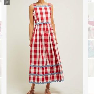 MaxMara Gingham Midi Dress